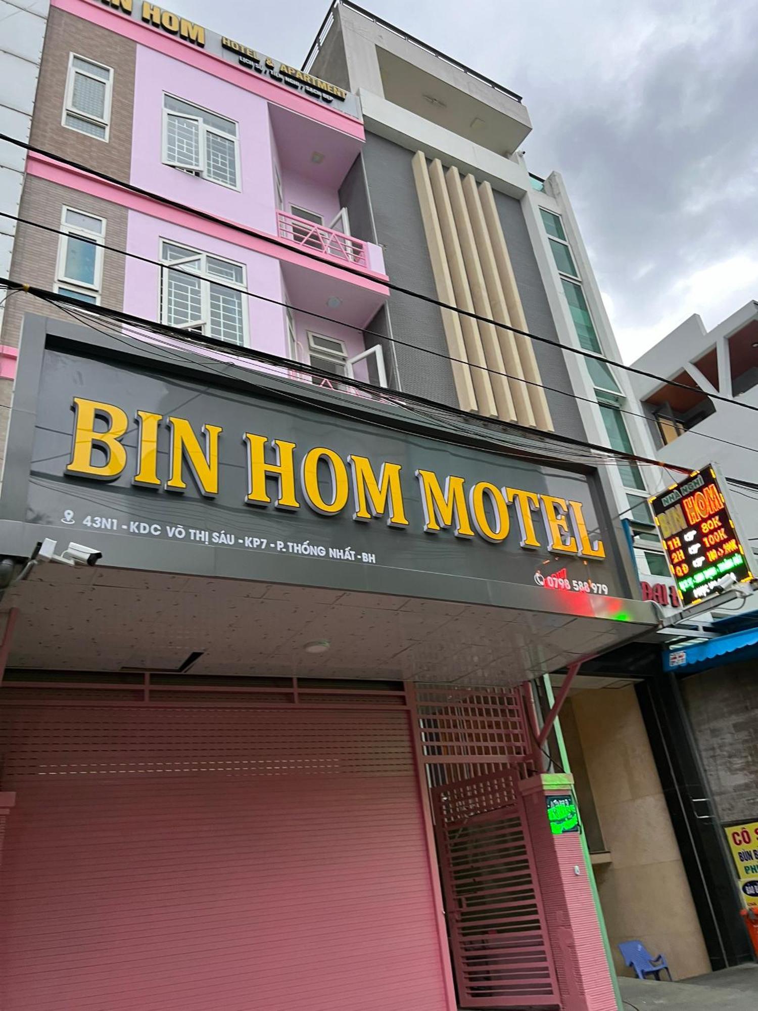 Bin Hom Motel Bien Hoa Bagian luar foto