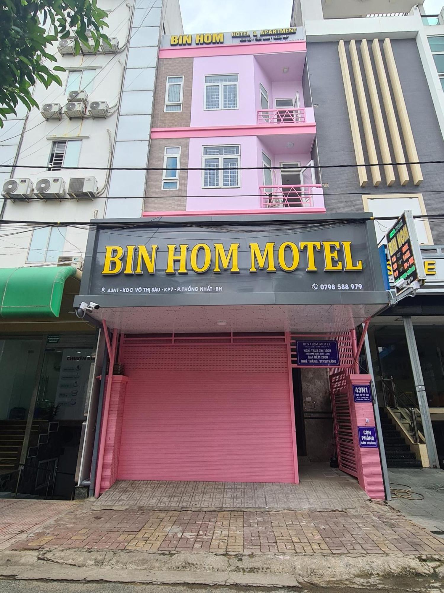 Bin Hom Motel Bien Hoa Bagian luar foto
